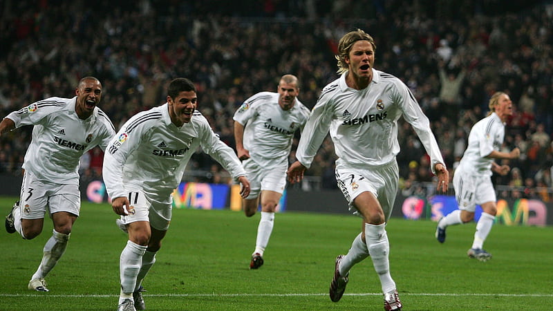 Sport , Star, David Beckham, Real Madrid, Men's White Football Jerseys â¢ For You, HD wallpaper